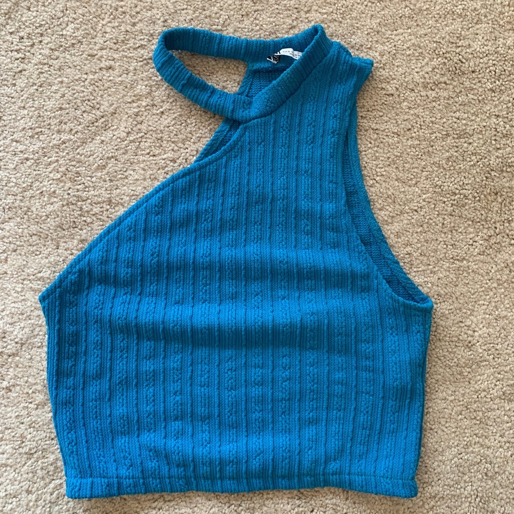 Zara Asymmetrical Crop Top